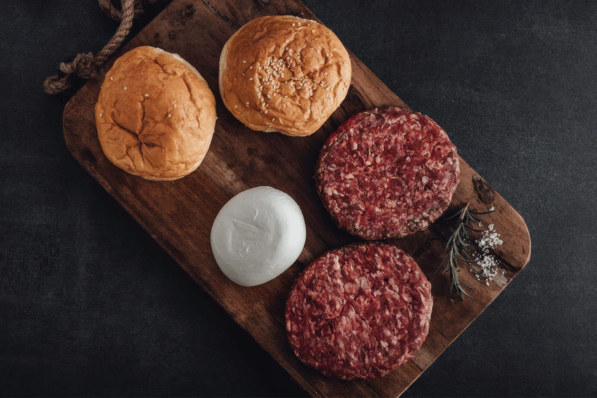 Hamburguesa de carne de Búfalo